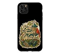 Custodia per iPhone 11 Pro Max Bird Feeder Watch Giardino Uccelli