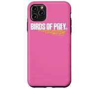 Custodia per iPhone 11 Pro Max Birds of Prey White and Yellow Horizontal Logo