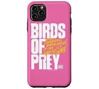 Custodia per iPhone 11 Pro Max Birds of Prey White and Yellow Logo