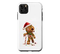Custodia per iPhone 11 Pro Max Biscotto di Natale Horror di Natale Zombie Pan di Zenzero