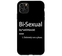 Custodia per iPhone 11 Pro Max Bisexual Definition: Not a Phase