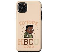 Custodia per iPhone 11 Pro Max Black History Boy Future HBCU Grad Africano Ragazzi Bambini Uomini