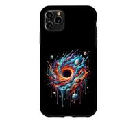 Custodia per iPhone 11 Pro Max Black Hole Physics Color Burst Space Lovers Astrophysicist