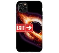 Custodia per iPhone 11 Pro Max Black Holes Exit - Maglietta con scritta "Fun Space Physics Science"