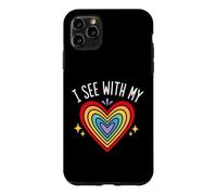 Custodia per iPhone 11 Pro Max Blind Inspirational quote Kindness I See With My Heart
