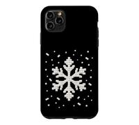 Custodia per iPhone 11 Pro Max Blocco di mattoni a forma di fiocco di neve per costruire maestri e