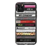 Custodia per iPhone 11 Pro Max Blondie Debbie Harry Colorful Collage Vintage Punk Band