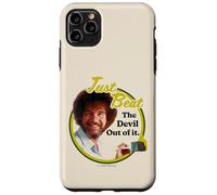 Custodia per iPhone 11 Pro Max Bob Ross Just Beat The Devil Out of It