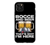 Custodia per iPhone 11 Pro Max Bocce and beer Petanque Bocce