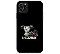 Custodia per iPhone 11 Pro Max Bodybuilding Chess Piece Sollevamento Pesi King Sconfitta