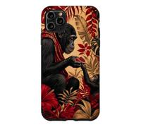 Custodia per iPhone 11 Pro Max Bonobo Condivisione Frutta Sotto Le Foglie