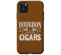 Custodia per iPhone 11 Pro Max Bourbon e sigari stile vintage invecchiato