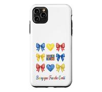 Custodia per iPhone 11 Pro Max Bourgogne Franche Comté Coquette Bow Girls