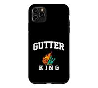 Custodia per iPhone 11 Pro Max Bowling Gutter King Funny Bowler Humor
