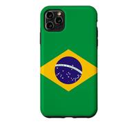 Custodia per iPhone 11 Pro Max Brazil Flag Colors Brazilian Gift for Brazilians