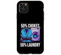 Custodia per iPhone 11 Pro Max Brazilian Jiu Jitsu 50% Chokes 50% Laundry BJJ