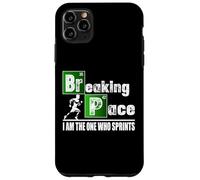 Custodia per iPhone 11 Pro Max Breaking Space Running Funny Runner