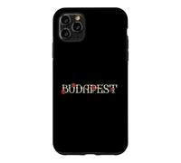Custodia per iPhone 11 Pro Max Budapest Città Di Roses Ungheria Viaggi Vintage Tipografia