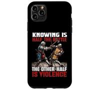 Custodia per iPhone 11 Pro Max Buhurt cavaliere giocatore guerriero con armatura a piastre