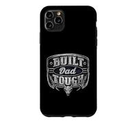 Custodia per iPhone 11 Pro Max Built Dad Tough American Funny 4th Of July