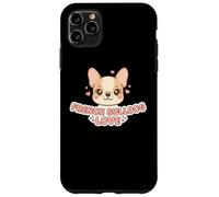 Custodia per iPhone 11 Pro Max Bulldog francese Love Dog Lover Paws cucciolo animale domestico
