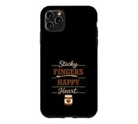 Custodia per iPhone 11 Pro Max Burro di arachidi Addict Spoon Rituale Food Obsession Craving