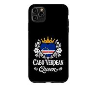 Custodia per iPhone 11 Pro Max Cabo Verdean Queen Cabo Verde Flag Proud Cabo Verdean Woman