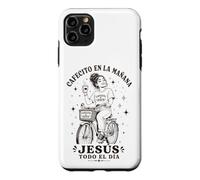 Custodia per iPhone 11 Pro Max Cafecito en la Mañana Jesús Todo el Día Cristiana