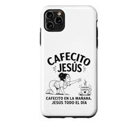 Custodia per iPhone 11 Pro Max Cafecito en la Mañana Jesús Todo el Día Latina