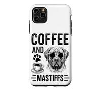 Custodia per iPhone 11 Pro Max Caffè E Mastini Divertente Mastino