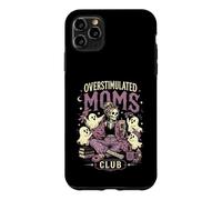 Custodia per iPhone 11 Pro Max Caffè iperstimolato per bambini Moms Club Spooky Season Ghost