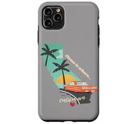 Custodia per iPhone 11 Pro Max California: casa è dove il cuore è divertente, grafica, orgoglio di stato