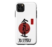 Custodia per iPhone 11 Pro Max Calligrafia Jujutsu/Arti Marziali Giapponesi Design