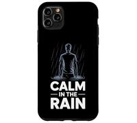 Custodia per iPhone 11 Pro Max Calm In The Rain Amante Pioggia Accogliente