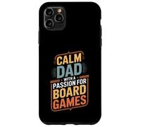 Custodia per iPhone 11 Pro Max Calmo papà con una passione per i giochi da tavolo Strategia