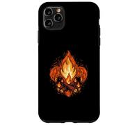 Custodia per iPhone 11 Pro Max Campfire Fleur-De-Lis Abstract Scouting Logo Art