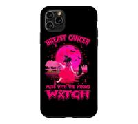Custodia per iPhone 11 Pro Max Cancro al seno pasticcio con la strega sbagliata personalizzata