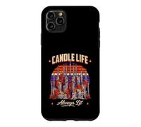 Custodia per iPhone 11 Pro Max Candle Life - Candela sempre illuminata