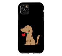 Custodia per iPhone 11 Pro Max Cane con cuore