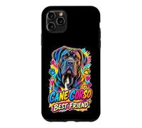 Custodia per iPhone 11 Pro Max Cane Corso Best Friend Colorful Pop Art Dog Mom, amanti dei cani