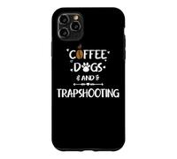 Custodia per iPhone 11 Pro Max Cani da caffè e traptiro | Skeet Trap Clay Shooting
