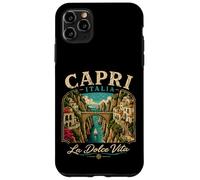 Custodia per iPhone 11 Pro Max Capri Italia La Dolce Vita Vintage Italia Viaggi Italiani
