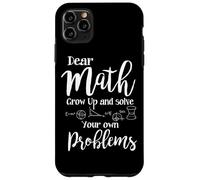 Custodia per iPhone 11 Pro Max Cara matematica crescere e risolvere i tuoi problemi Algebra Nota
