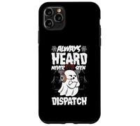 Custodia per iPhone 11 Pro Max Carino Ghost Dispatcher Halloween Always Heard But Never Seen