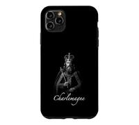 Custodia per iPhone 11 Pro Max Carlo Magno Imperatore Medievale Re Dei Franchi