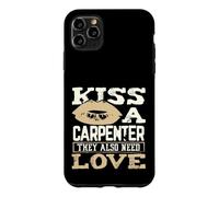 Custodia per iPhone 11 Pro Max Carpenteria Bacio Un falegname ha anche bisogno di amore Carpenter