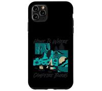 Custodia per iPhone 11 Pro Max Casa è dove il falò brucia avventura all'aperto