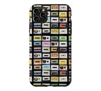 Custodia per iPhone 11 Pro Max Cassette Tapes Nostalgic Mixtape Music Graphic
