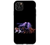Custodia per iPhone 11 Pro Max Cavalier King Charles Spaniel Vintage anni '90 Proprietario amante dei cani
