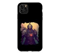 Custodia per iPhone 11 Pro Max Cavaliere fantasy epico un eroe nell'ombra